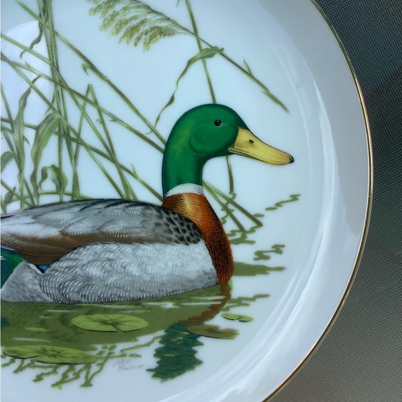 Vintage Ned Smith Waterfowl 4 Plates set. - Picture 6 of 6